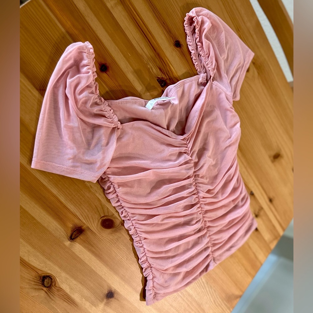 Baby Pink Lacey top, Size -XS